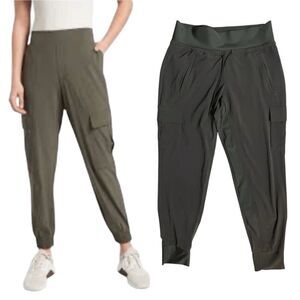 Athleta Moss Olive Green Sutton Utility Cargo Jogger Pants 6